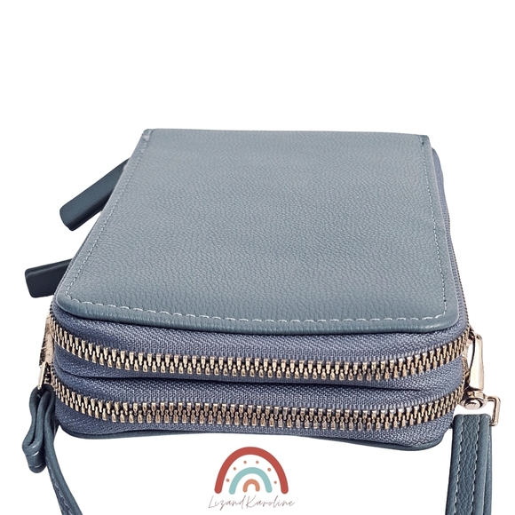 Faux Leather Phone Crossbody Wallet Small Bag - Picture 7 of 15